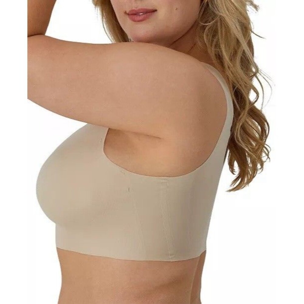 Bali Wirefree Bra Seamless Comfort Revolution EasyLite Pullover Back Smoothing - Picture 2 of 9